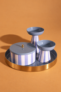 Decorative Plate & Pillar Set with Box