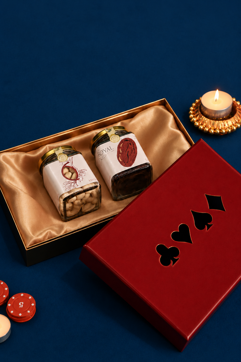 Poker Cut-Out Storage Box