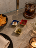 Set of 4 Poker-Shaped Diyas / Dip Bowls