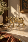 Golden Jaguar Sculpture