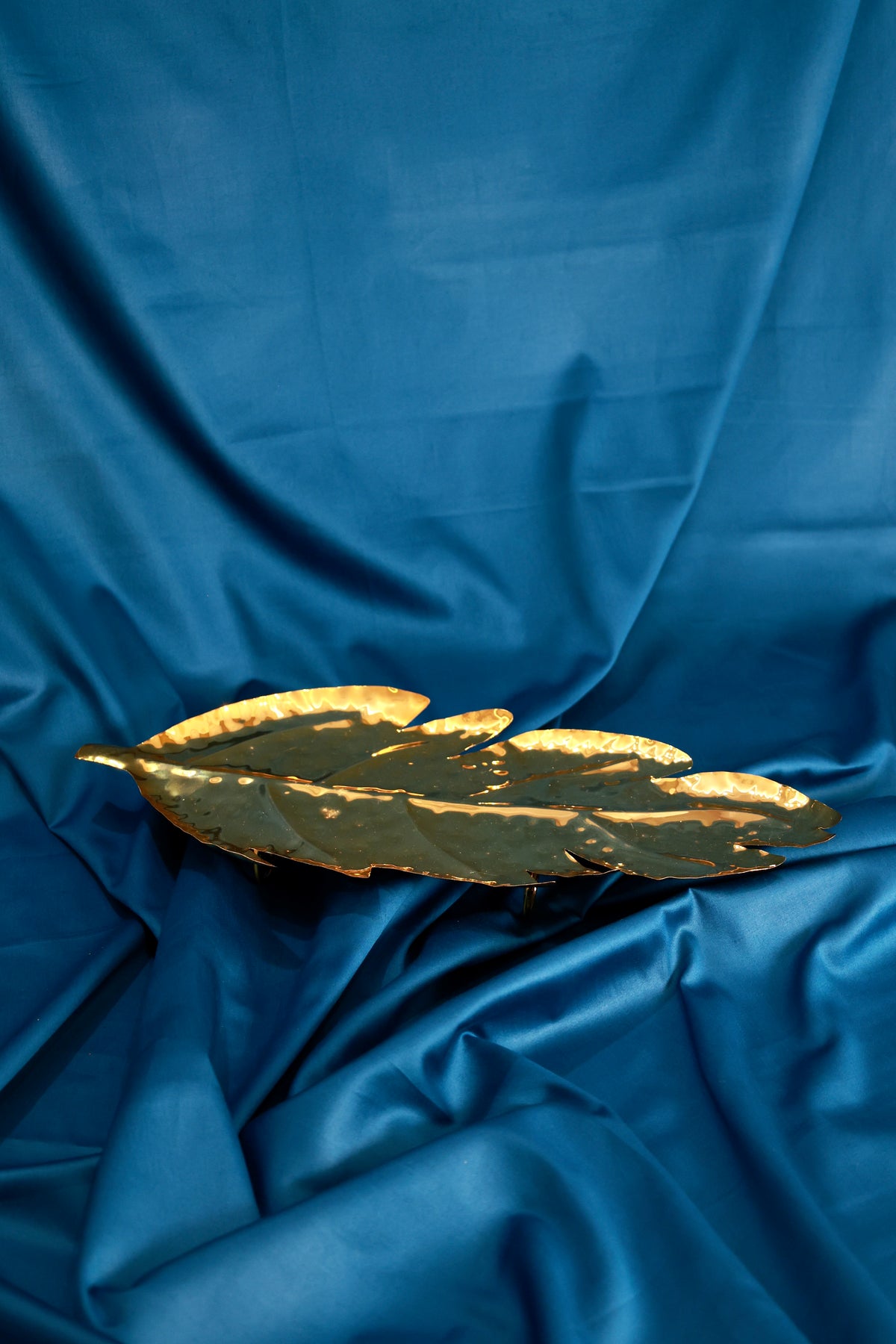Golden Botanical Elongated Tray